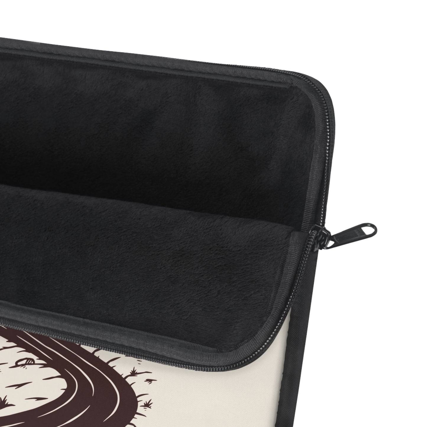 Coffee River Laptop Sleeve - Camping Coffee Art Laptop Case for Outdoor Lovers & Digital Nomads