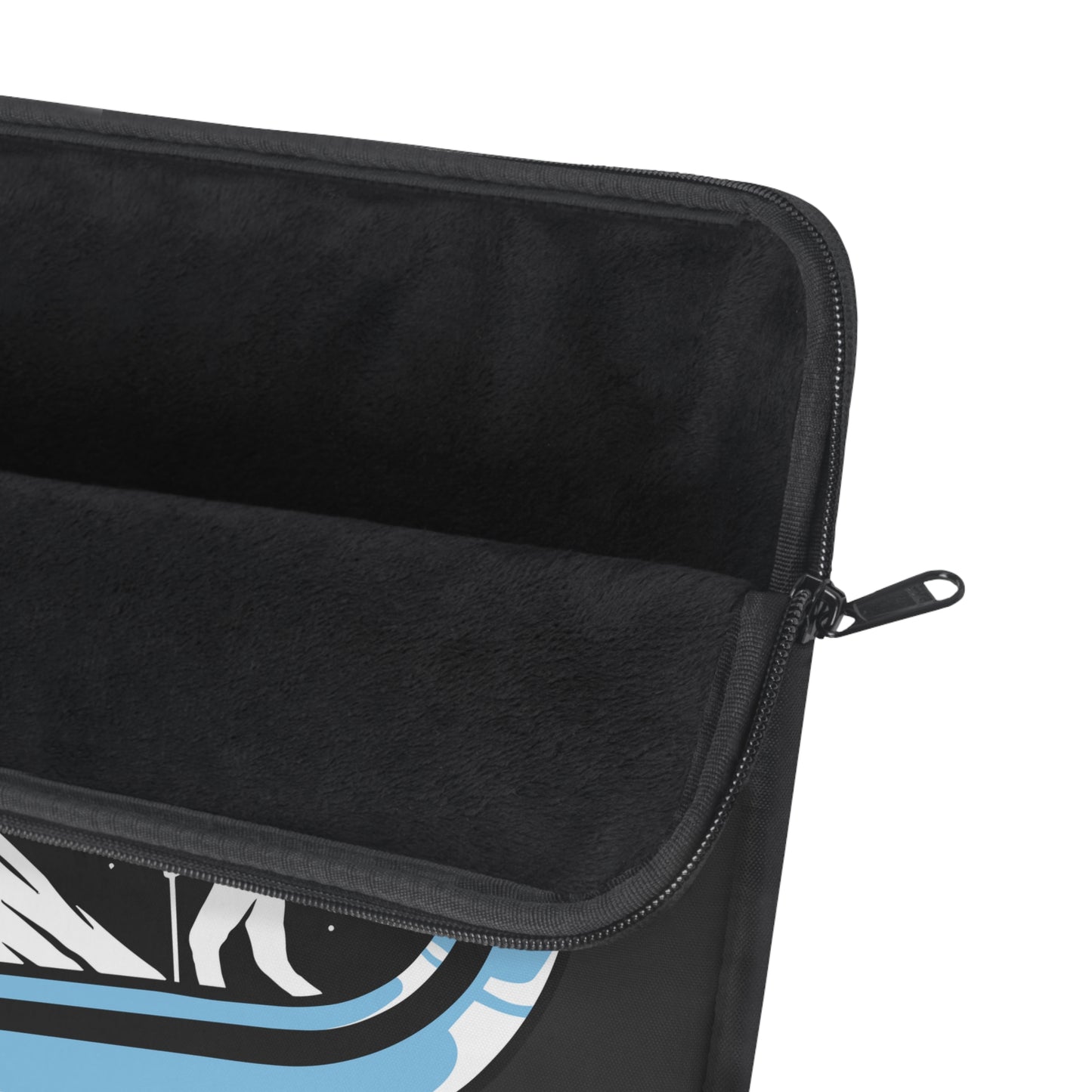 Hiking Adventure Laptop Sleeve - Carabiner Mountain Design Protective Case for Hikers, Backpackers & Outdoor Travelers