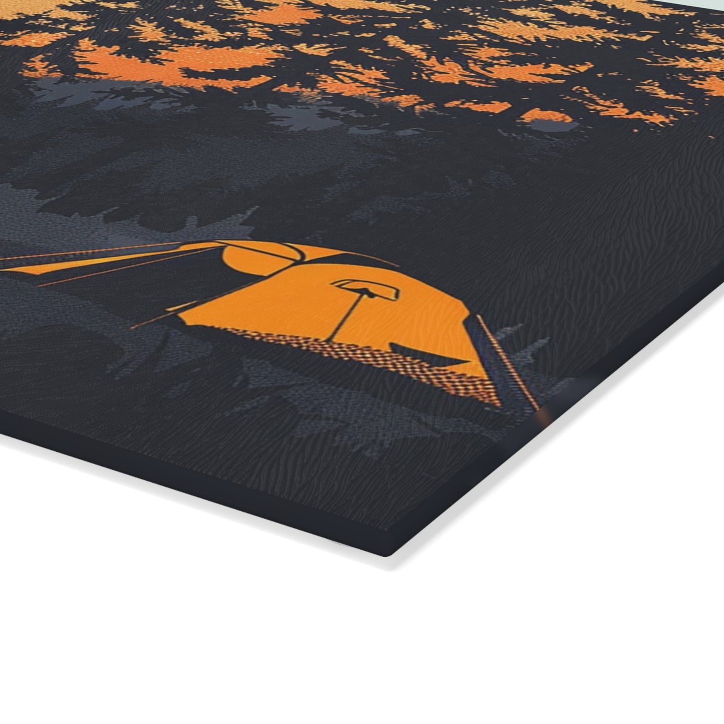 Campfire Cutting Board – Perfect Gift for Camping Lovers & Outdoor Chefs