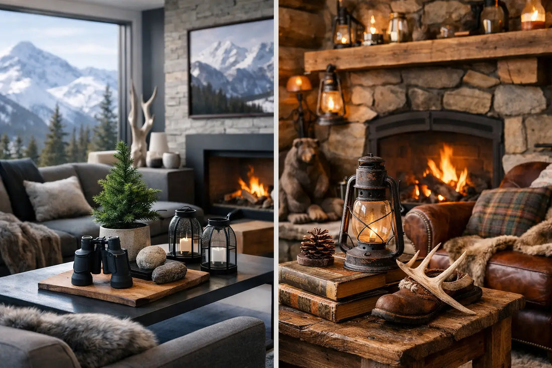 Mountain Decor vs Rustic Decor at Home
