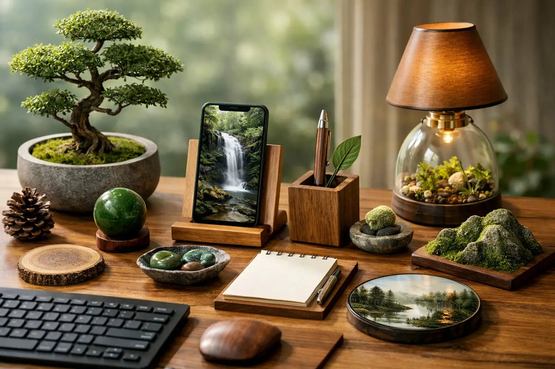 Nature Themed Desk Accessories That Feel Personal