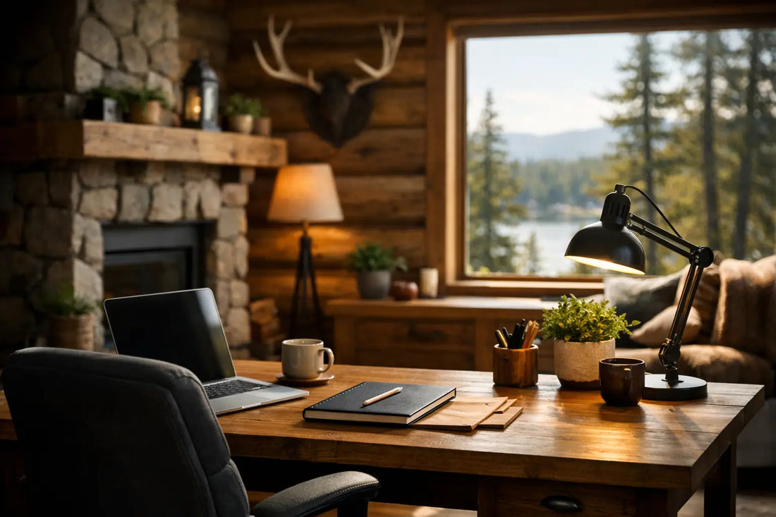 How to Decorate Cabin Office Spaces Well