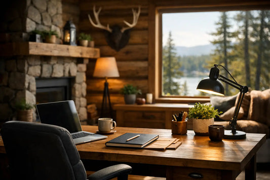How to Decorate Cabin Office Spaces Well