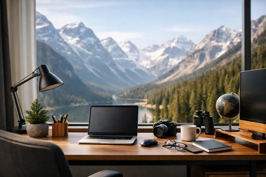 How to Style Mountain Office Desk Spaces