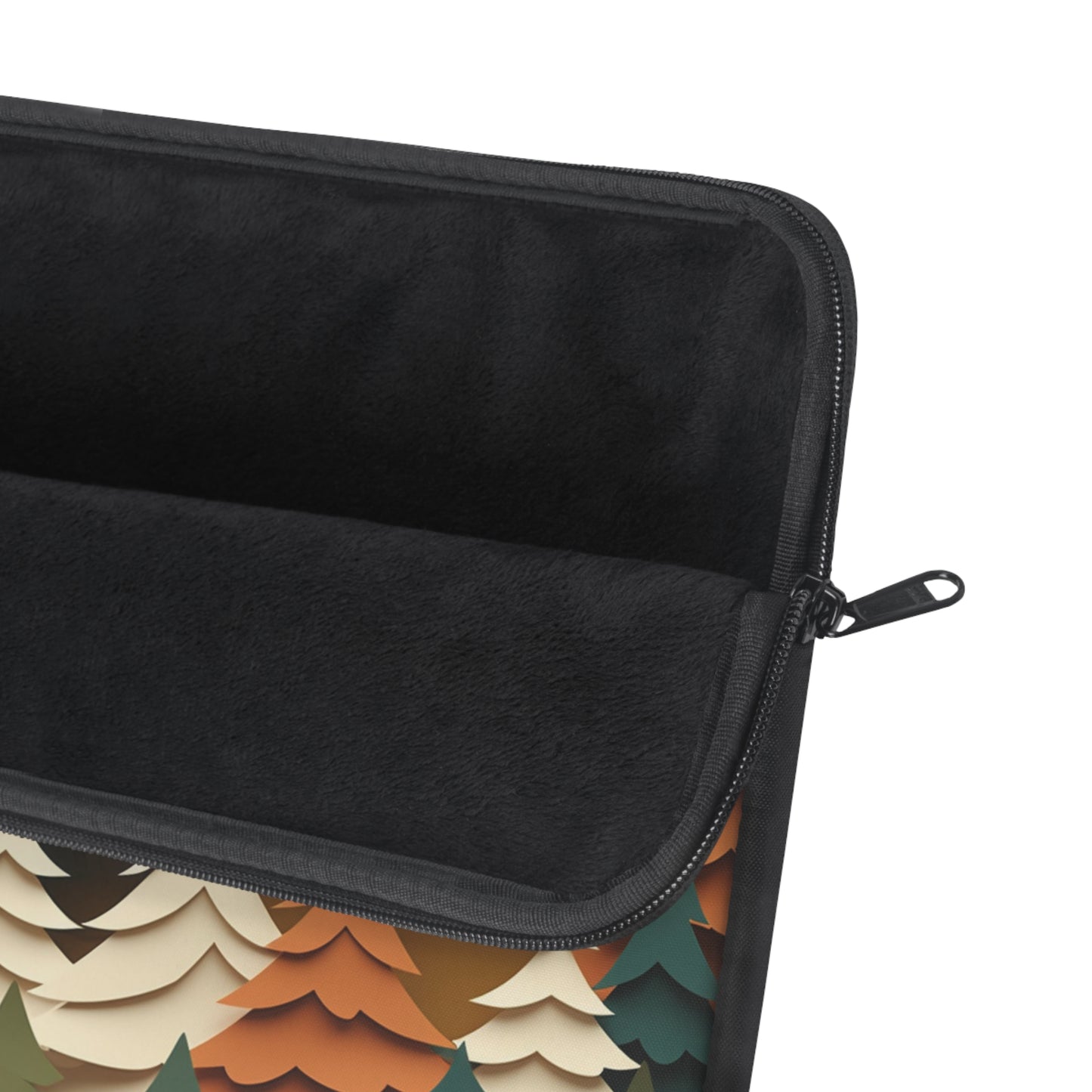 Forest Pattern Laptop Sleeve - Cozy Woodland Protective Case for Nature Lovers & Everyday Travel