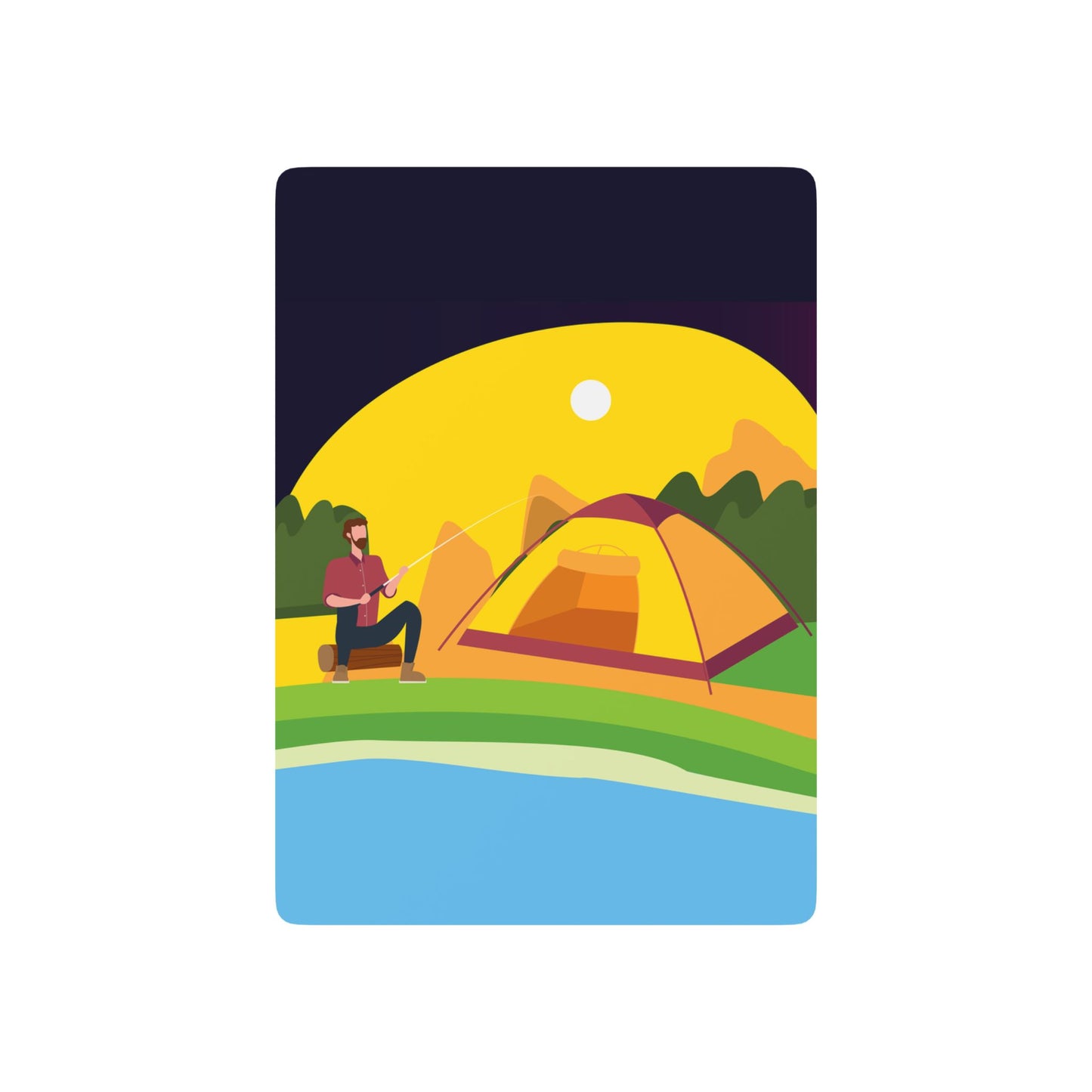 Camping Night Playing Cards - Cozy Outdoor Card Deck, Nature Inspired Game Night Gift