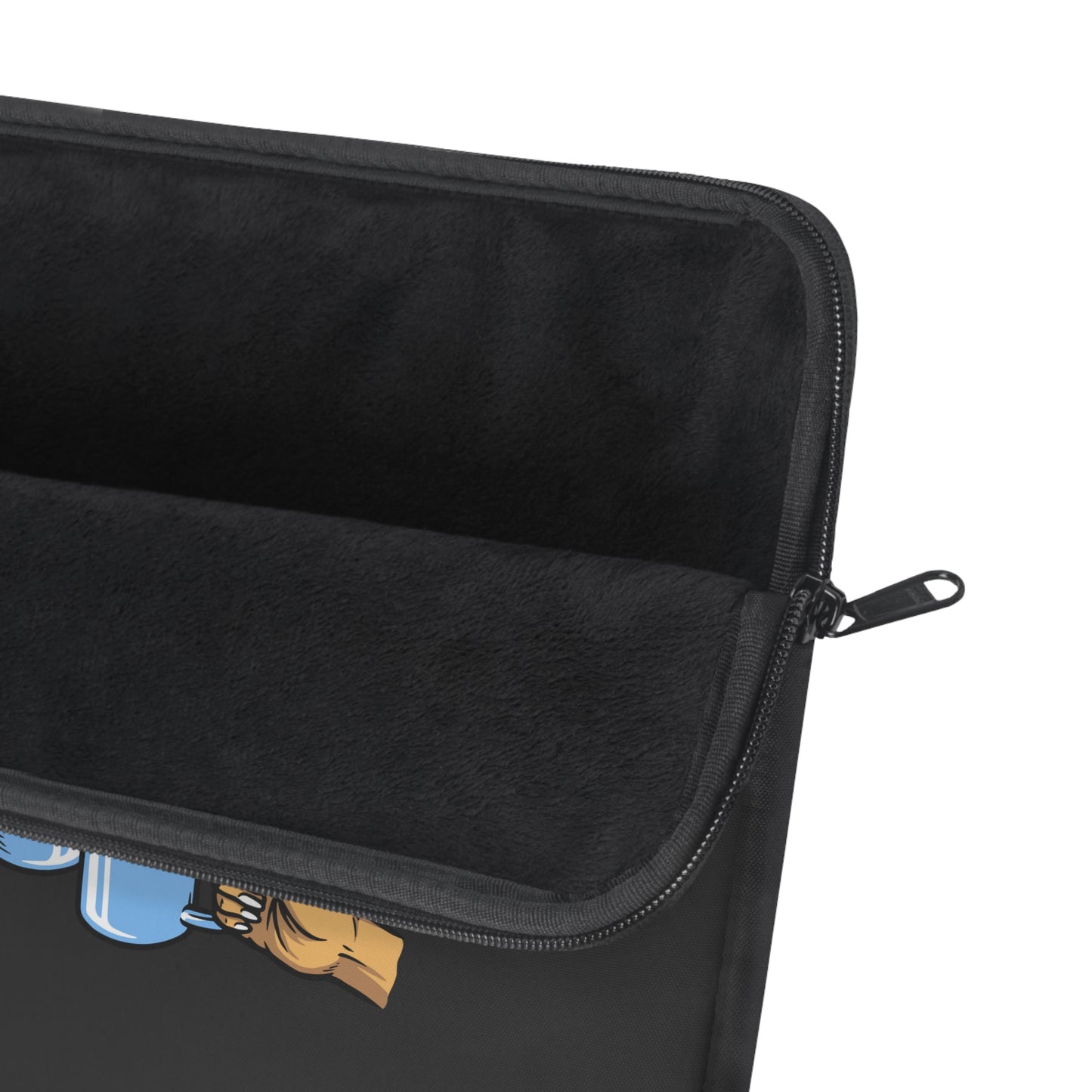 Camp Coffee Laptop Sleeve - Outdoor Morning Ritual Protective Case for Campers & Nature Lovers