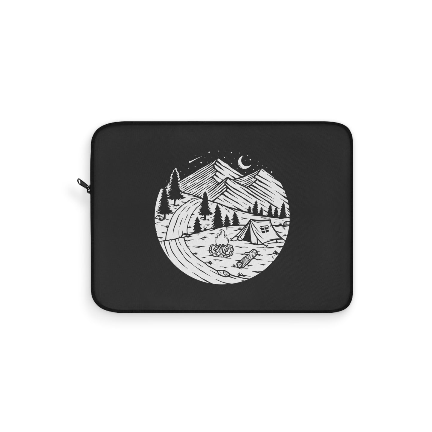 Quiet Night in the Mountains Laptop Sleeve for Nature Lovers and Outdoor Travel