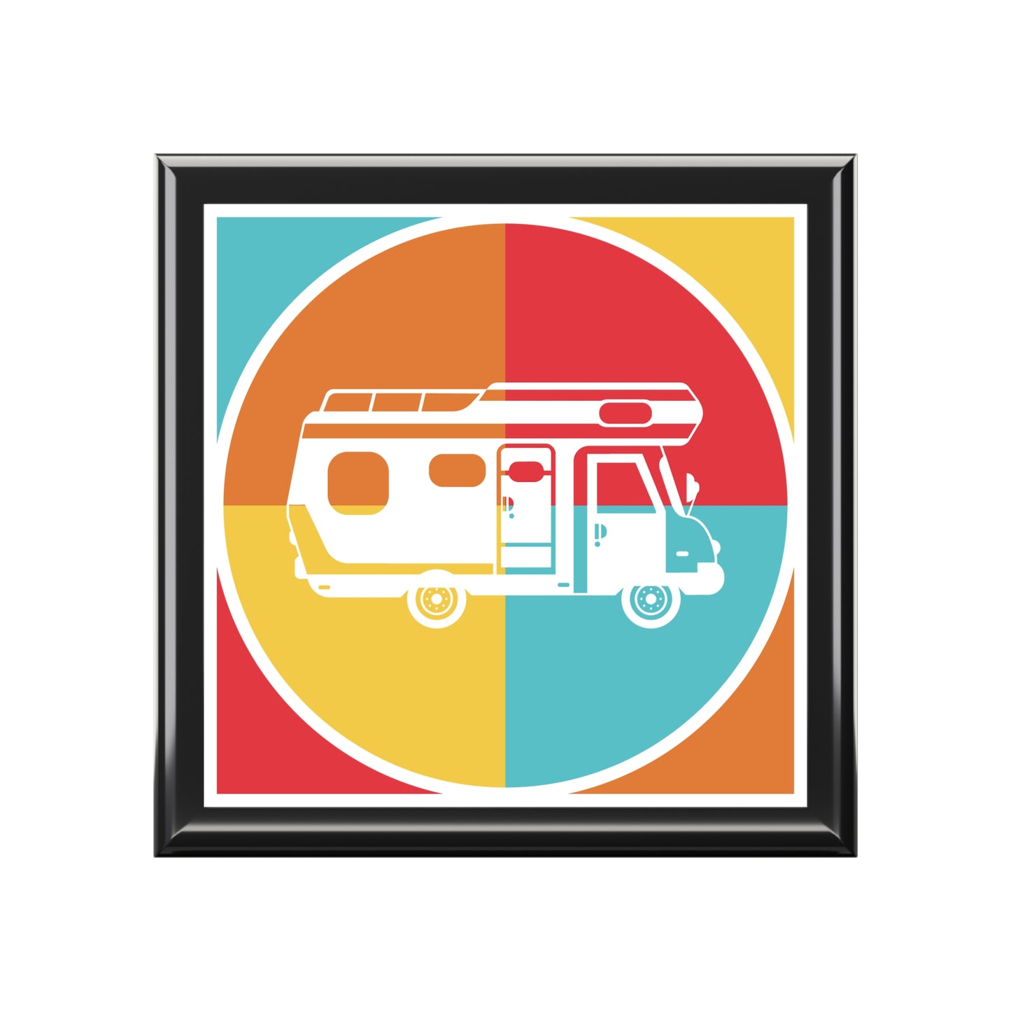 Camper Van Jewelry Box - Travel Inspired Keepsake Box, Minimal Adventure Gift