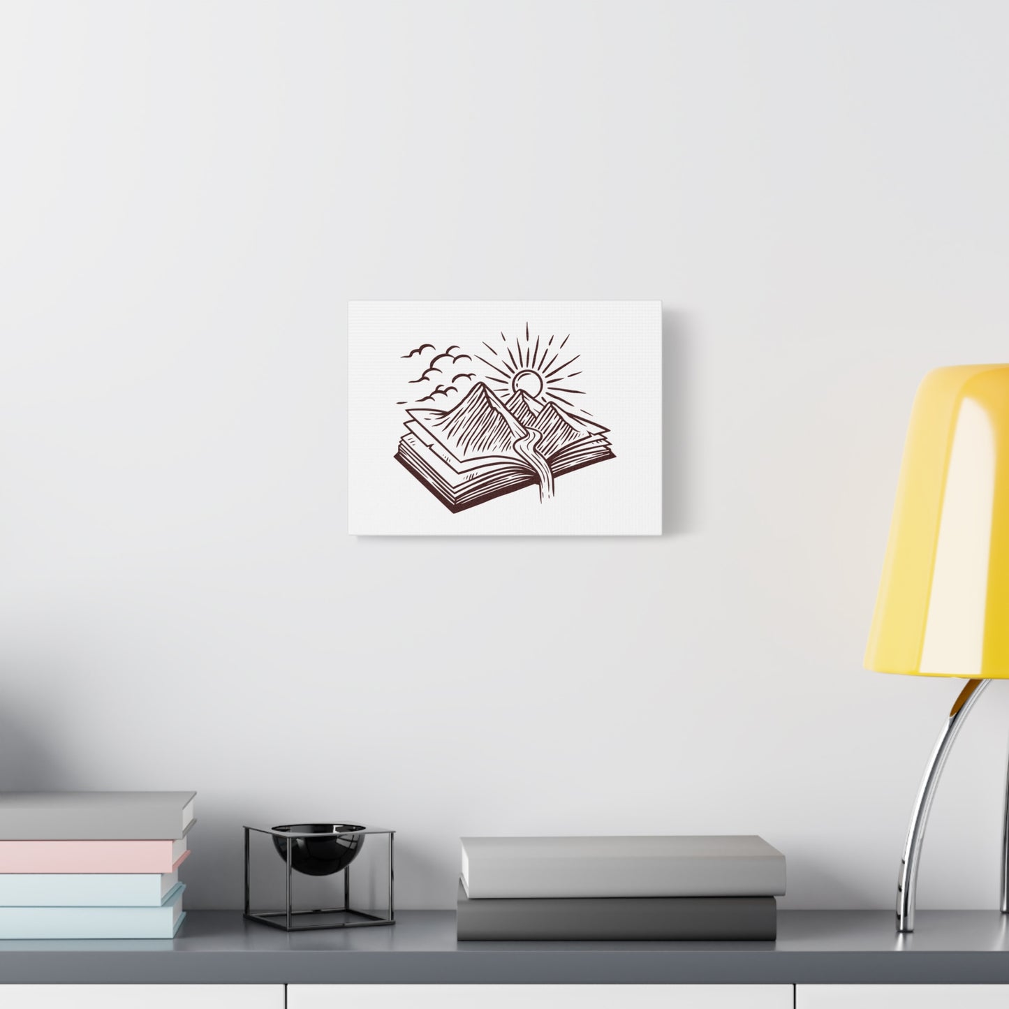 Canvas Wall Art, Nature Landscape Print, Adventure Scene, Matte Stretched Painting, Home Decor, Wall Hanging, Gift for Nature Lovers