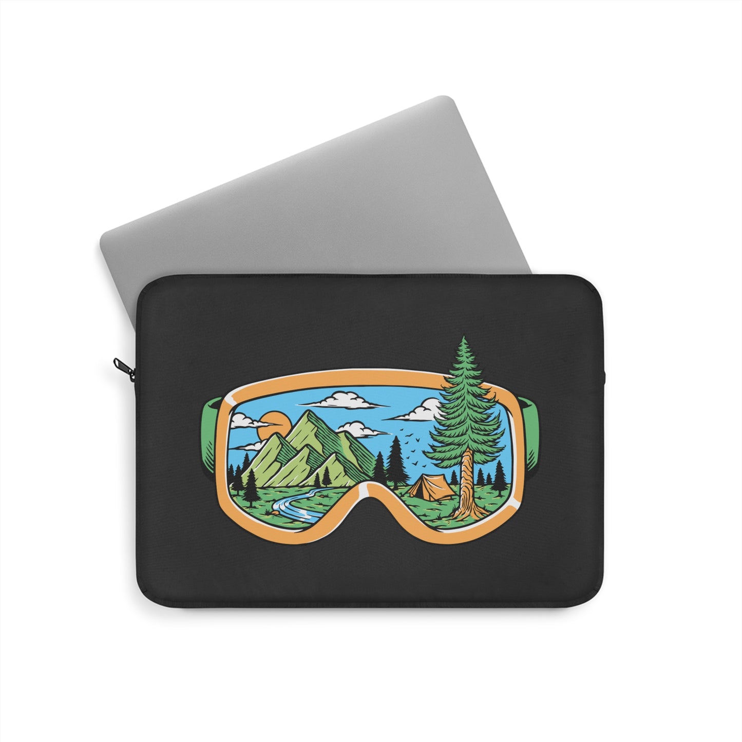 Adventure View Laptop Sleeve - Outdoor Explorer Protective Case for Hikers, Campers & Travel Lovers