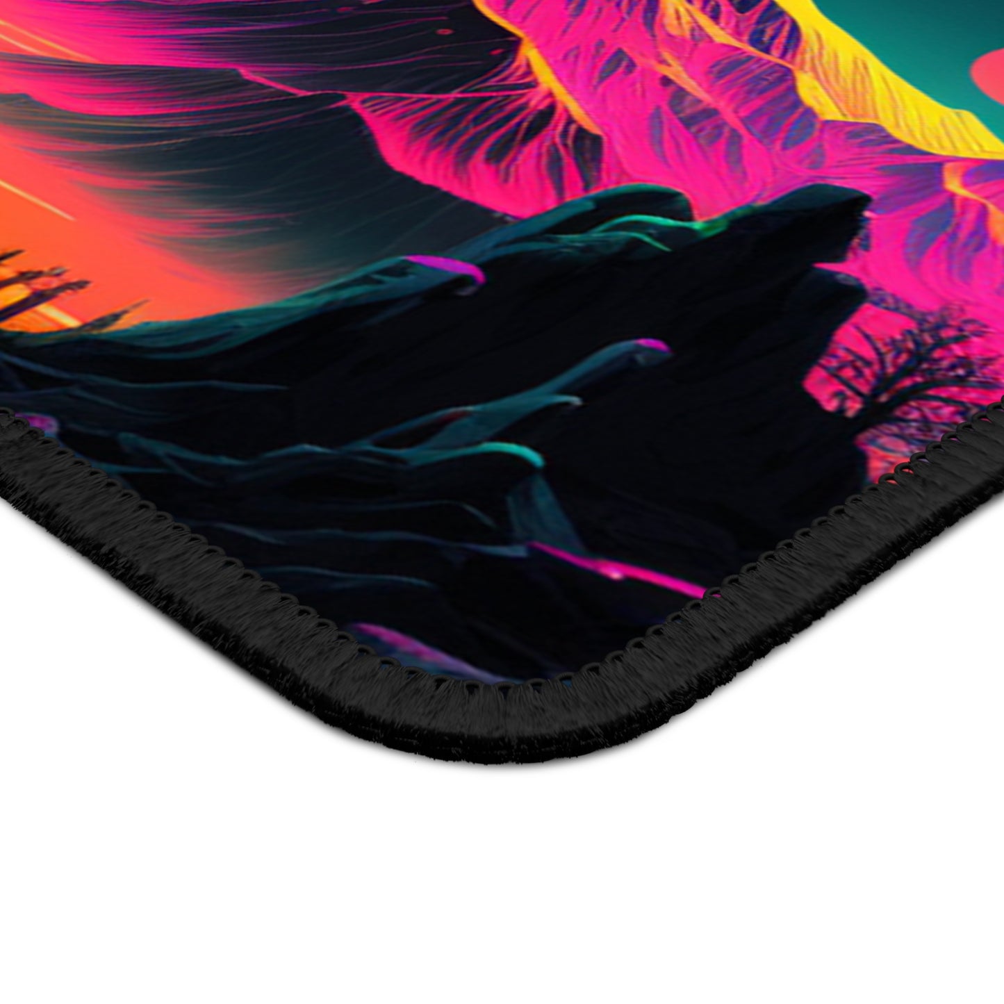 Cosmic Mountain Landscape Mouse Pad - Cozy Nature Desk Decor with Dreamy Night Vibes
