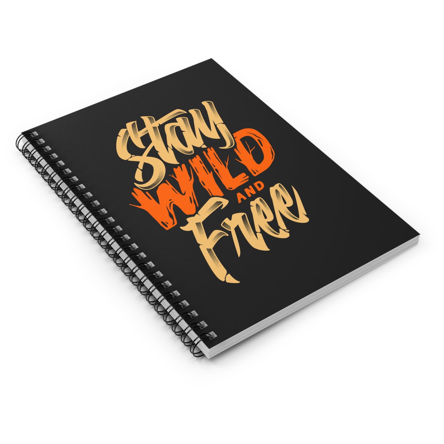 Stay Wild and Free Spiral Notebook - Motivational Journal for Writing, Planning & Daily Inspiration