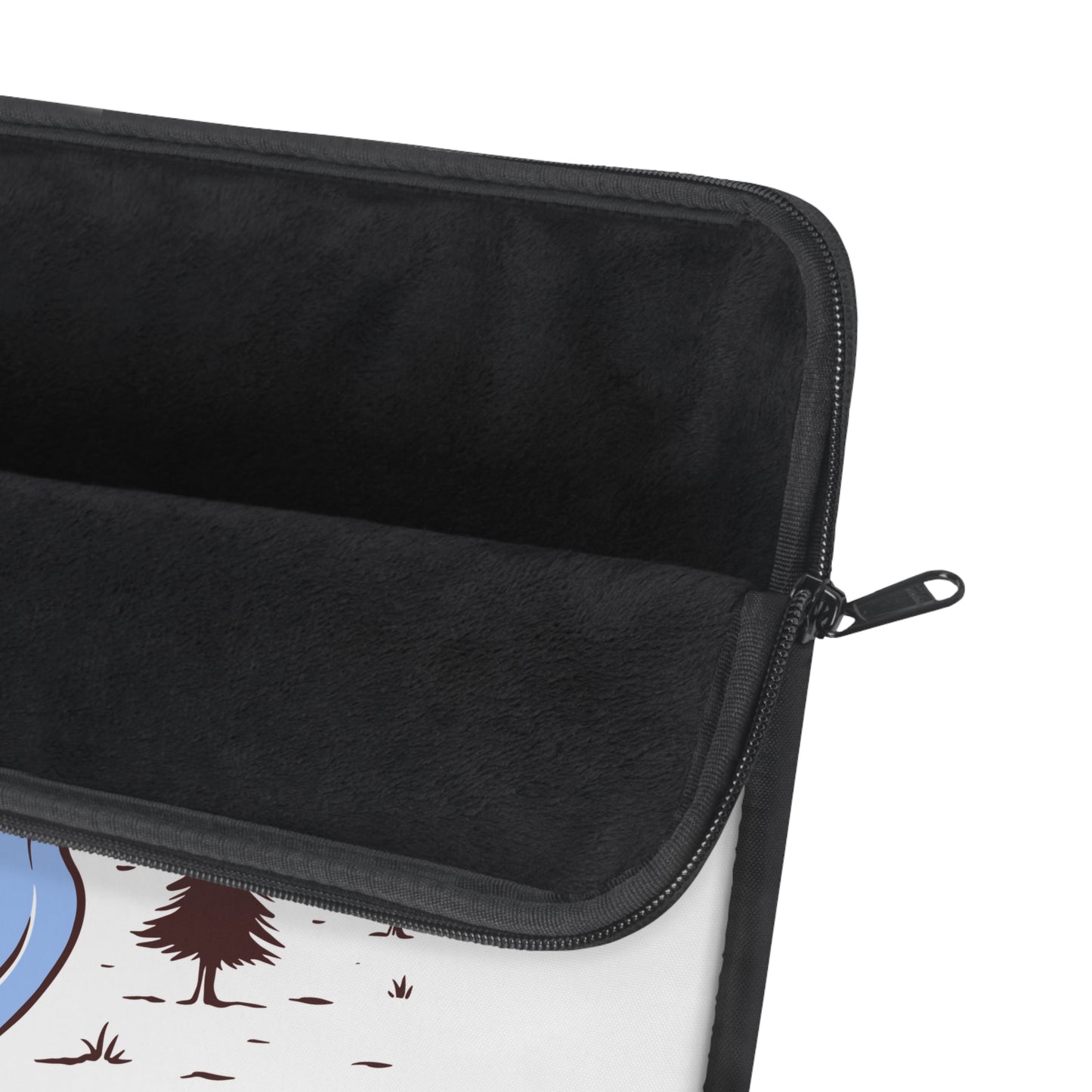 Mountain Camp Laptop Sleeve - Nature Illustration Protective Case for Travelers & Outdoor Lovers