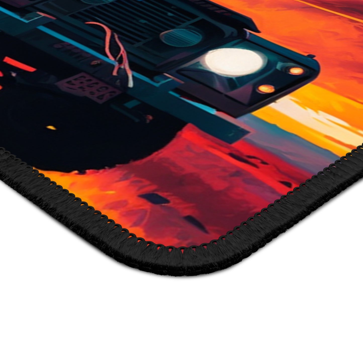 Off Road Sunset Adventure Mouse Pad - Cozy Nature Desk Decor with Bold Freedom Vibes