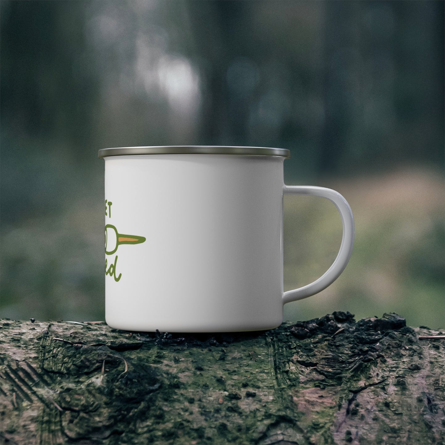 Lets Get Toasted Enamel Camping Mug - Campfire Marshmallow Coffee Mug, Funny Outdoor Gift