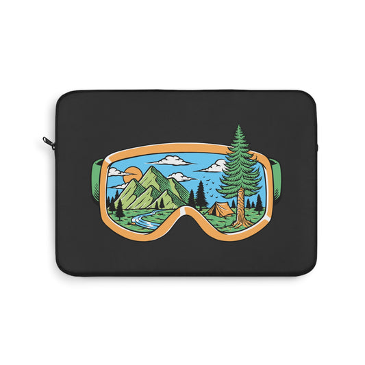 Adventure View Laptop Sleeve - Outdoor Explorer Protective Case for Hikers, Campers & Travel Lovers