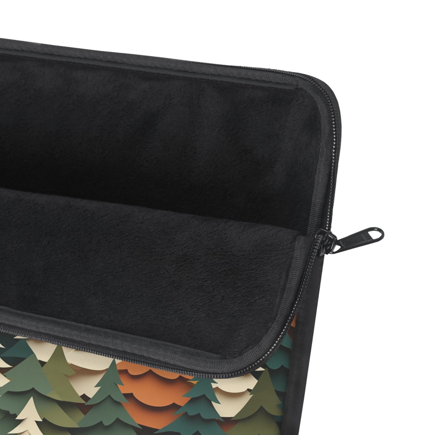 Forest Pattern Laptop Sleeve - Cozy Woodland Protective Case for Nature Lovers & Everyday Travel