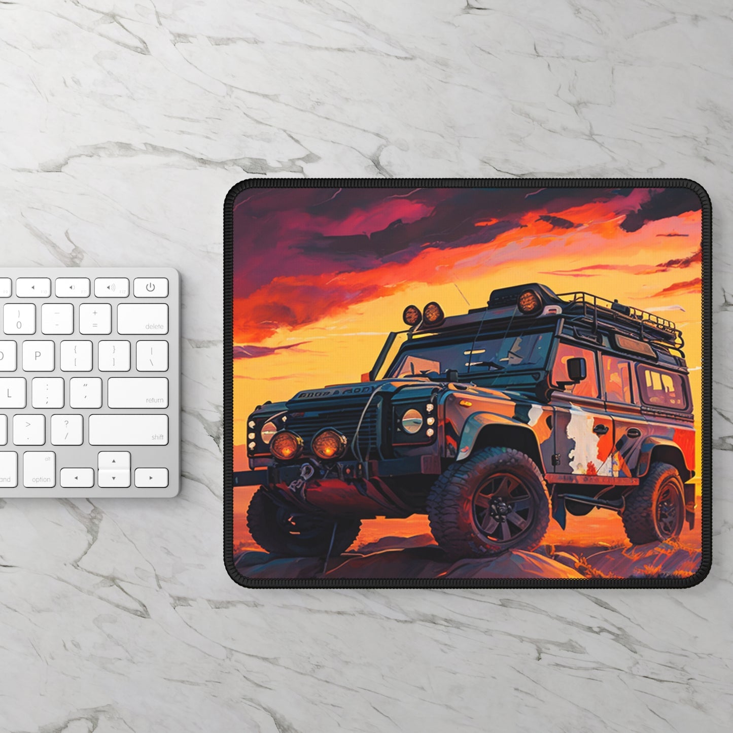 Off Road Adventure Mouse Pad - Cozy Outdoor Desk Decor Inspired by Freedom and Open Roads