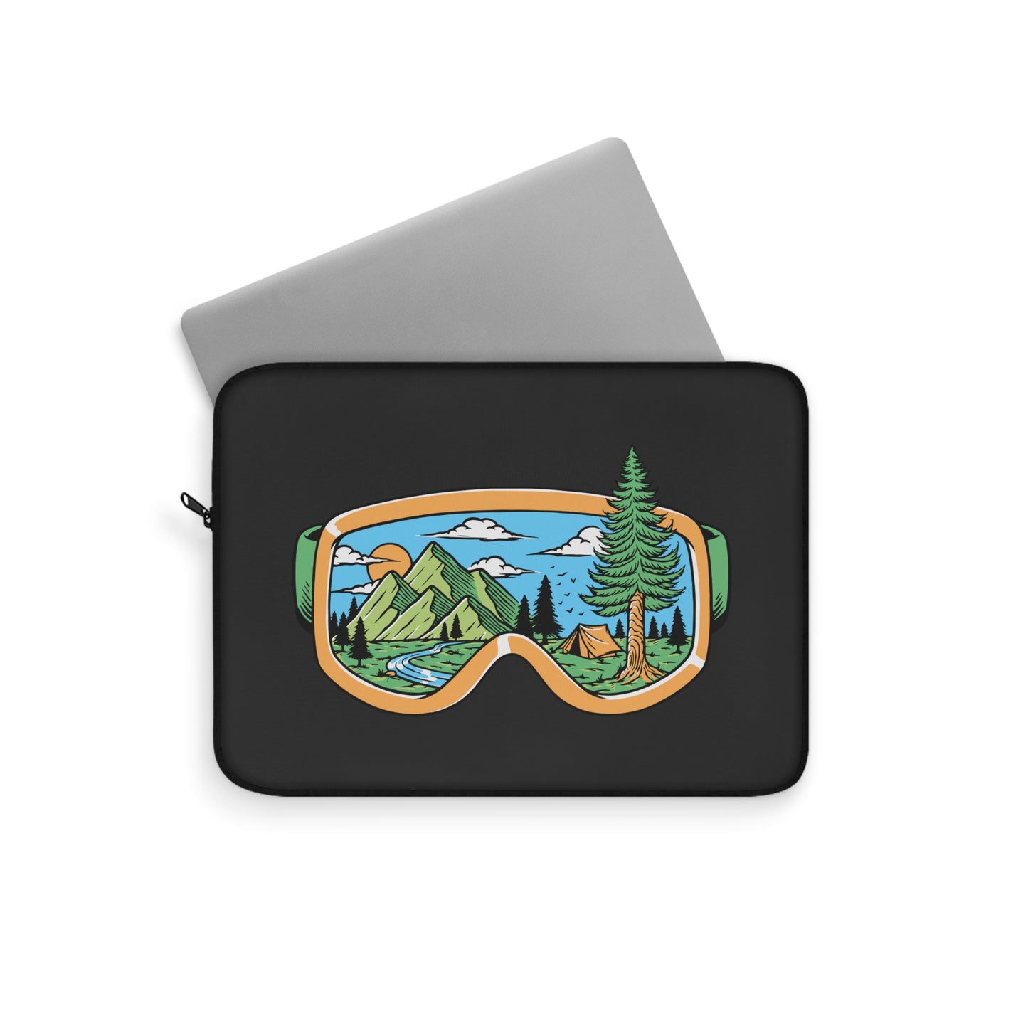 Adventure View Laptop Sleeve - Outdoor Explorer Protective Case for Hikers, Campers & Travel Lovers