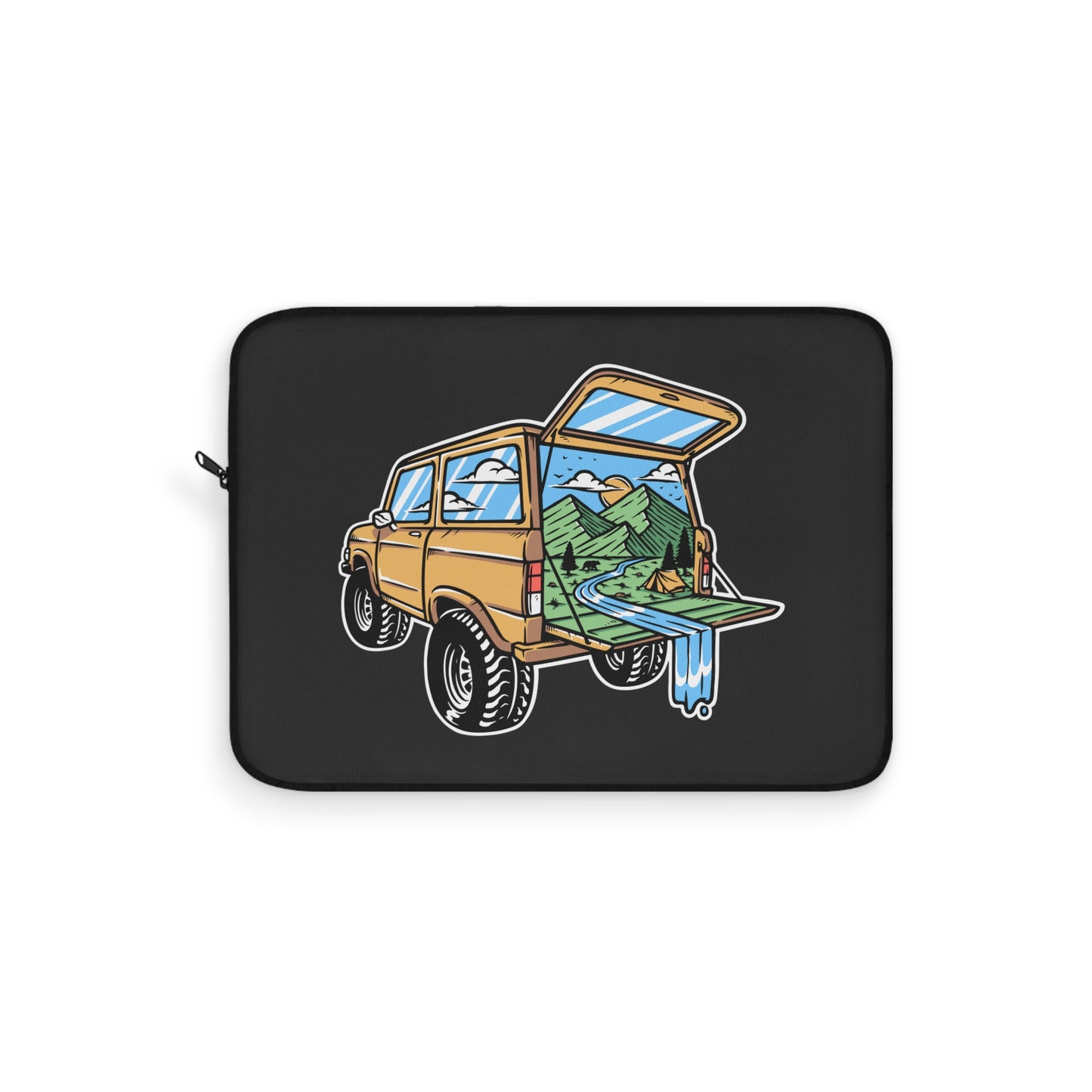 Adventure Truck Laptop Sleeve - Off-Road Travel Protective Case for Campers, Overlanders & Nature Explorers