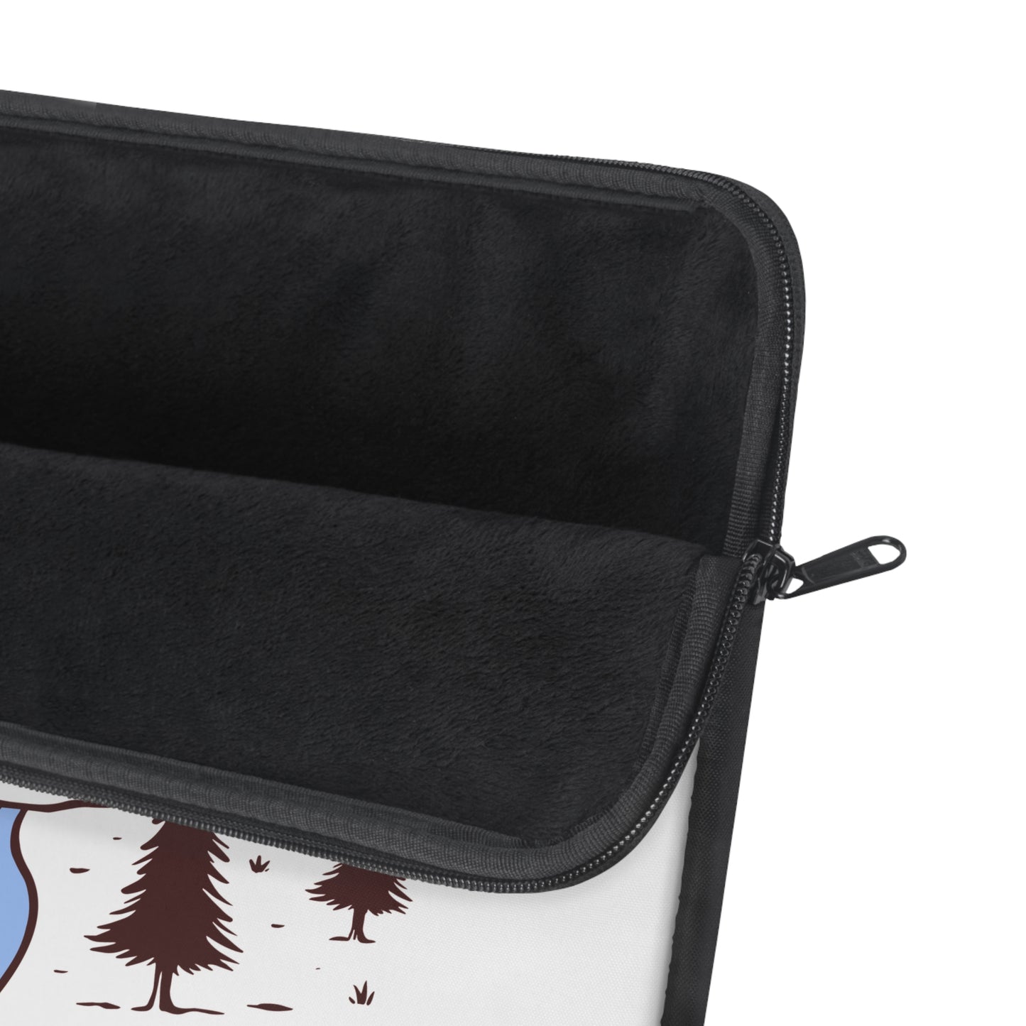 Mountain Camp Laptop Sleeve - Nature Illustration Protective Case for Travelers & Outdoor Lovers