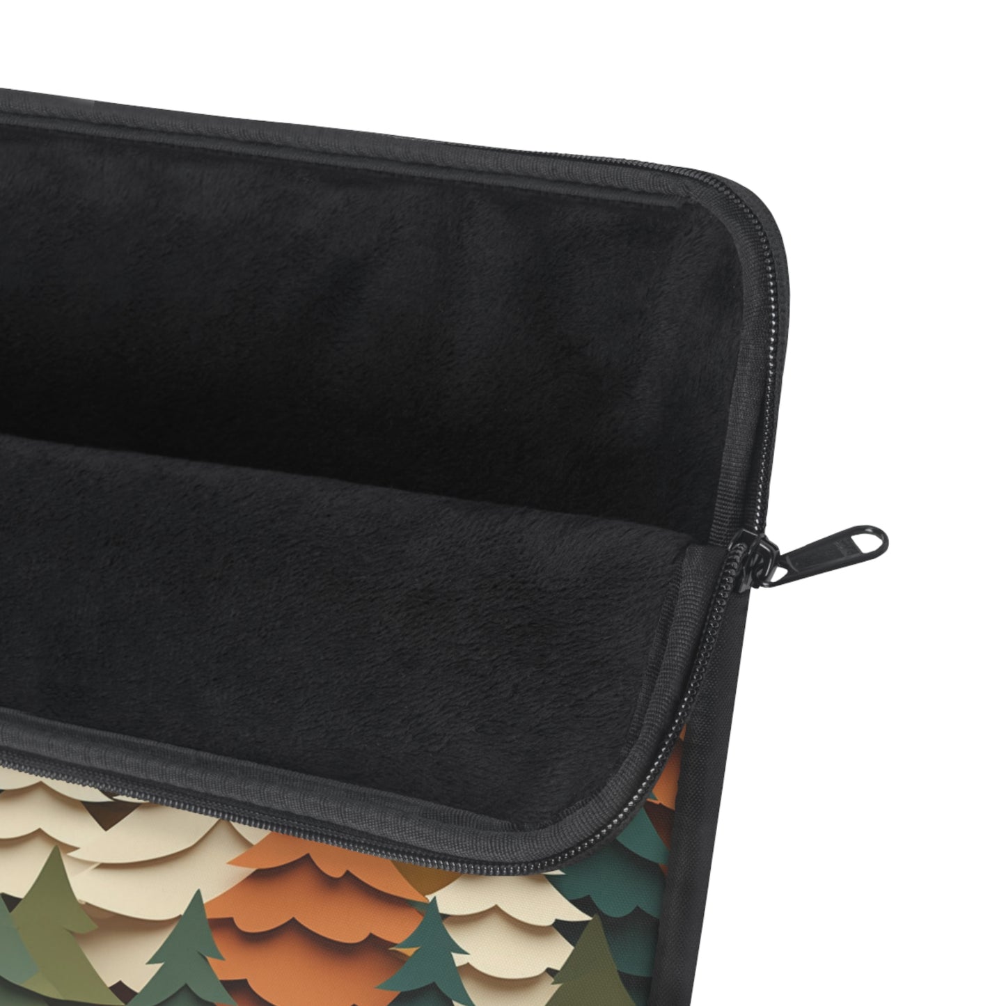 Forest Pattern Laptop Sleeve - Cozy Woodland Protective Case for Nature Lovers & Everyday Travel