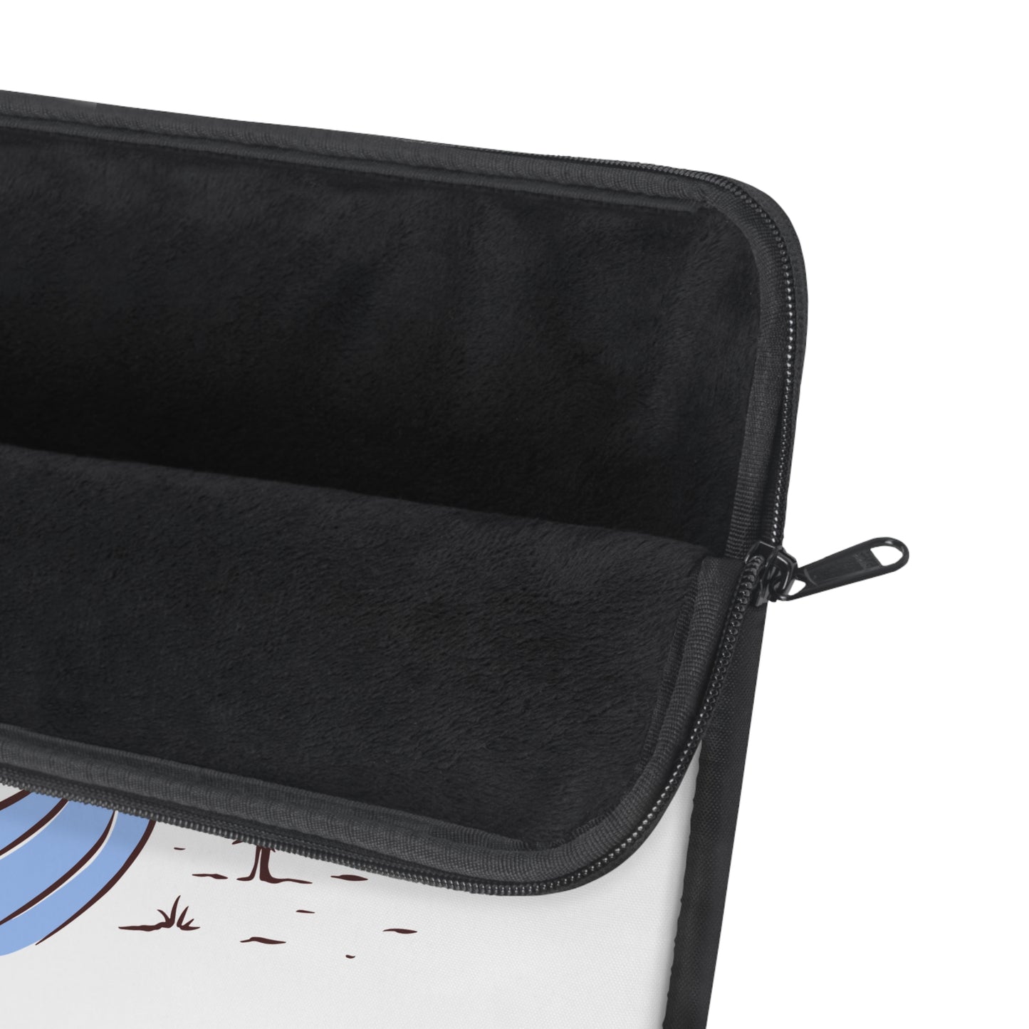 Mountain Camp Laptop Sleeve - Nature Illustration Protective Case for Travelers & Outdoor Lovers