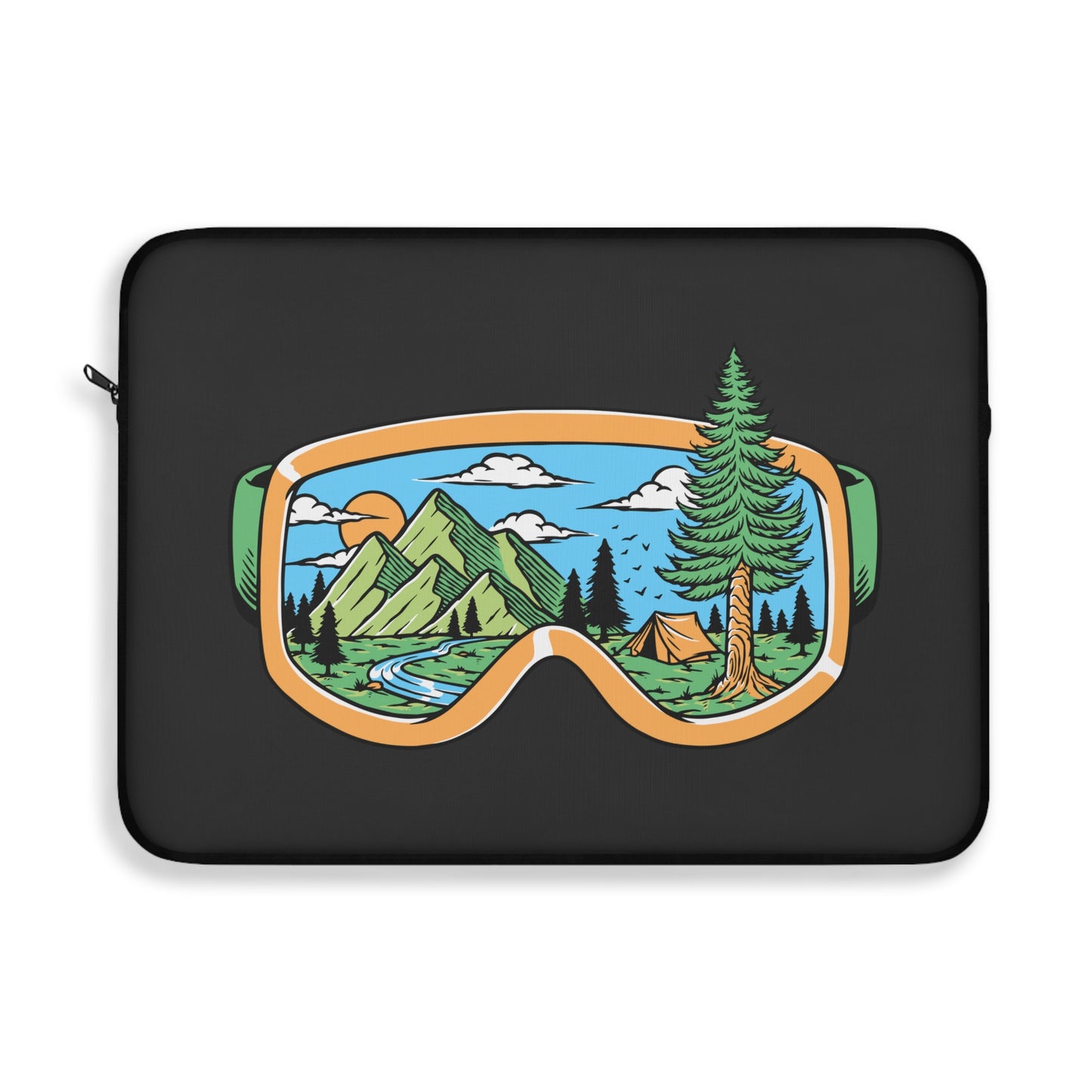 Adventure View Laptop Sleeve - Outdoor Explorer Protective Case for Hikers, Campers & Travel Lovers