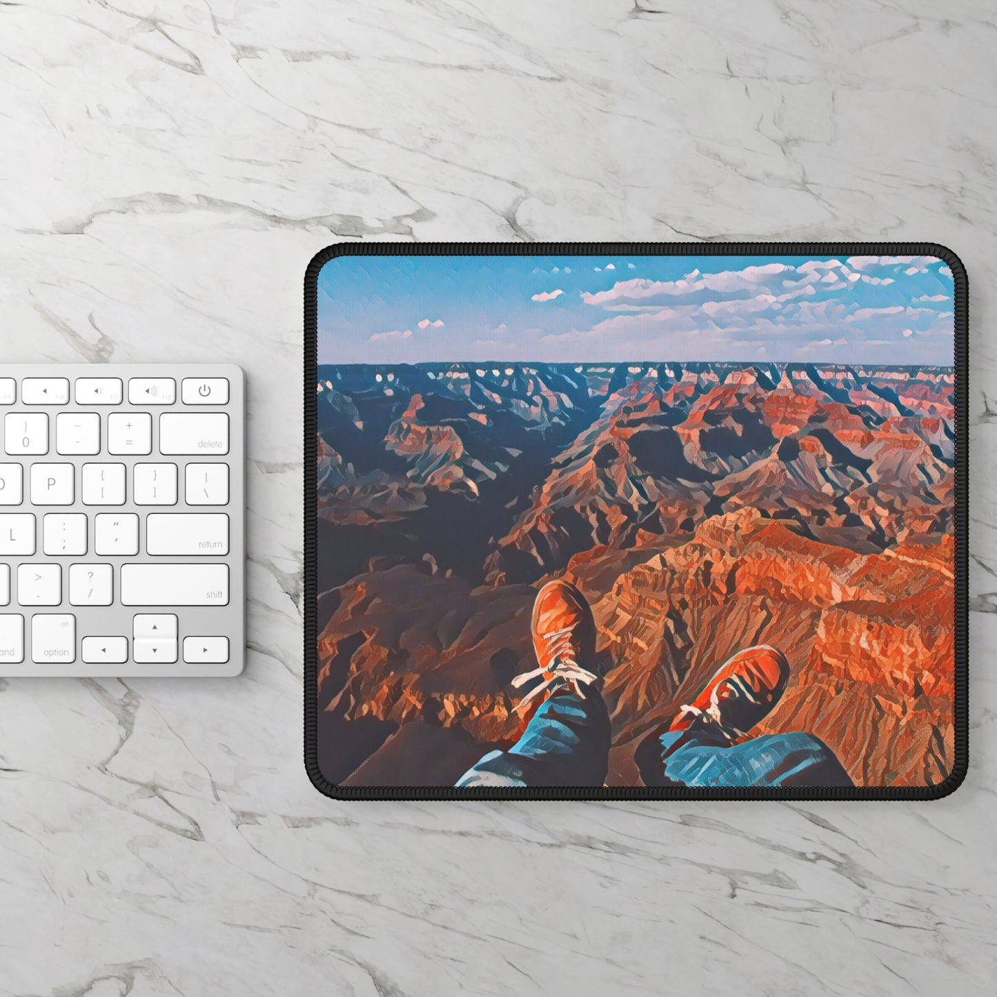 Canyon View Adventure Mouse Pad - Cozy Nature Desk Decor Inspired by Open Spaces